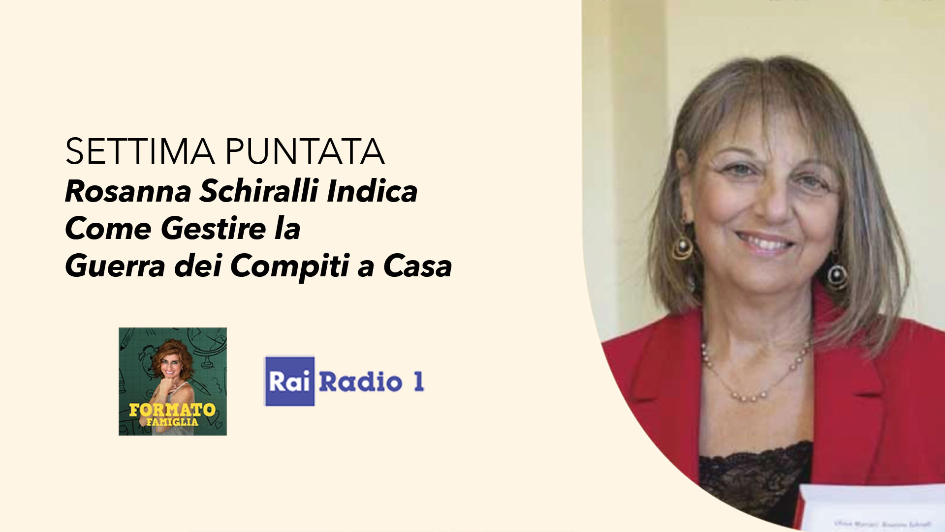 Compiti a casa - Rai Radio 1 - Rosanna Schiralli Indica Come Gestire la Guerra dei Compiti a Casa